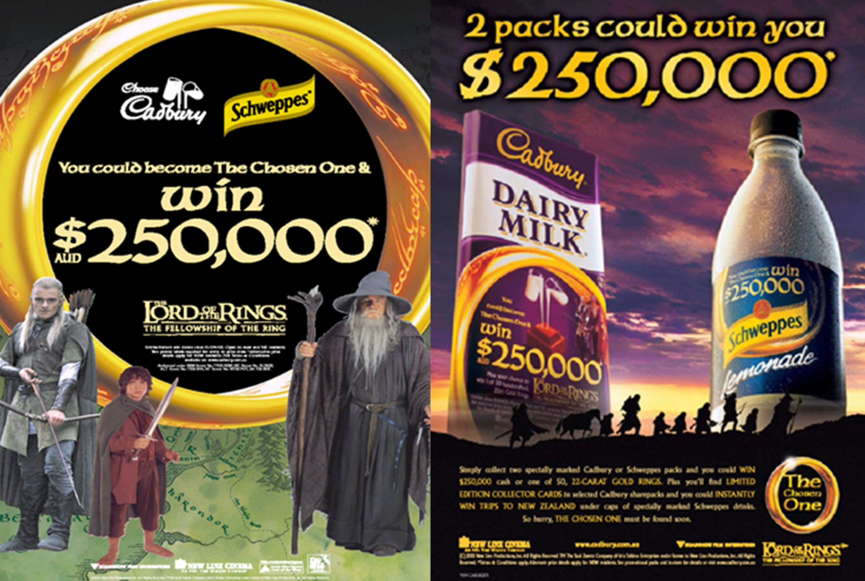Lord Of The Rings x Cadbury Schweppes